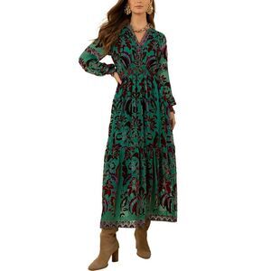 Hale Bob Womens Alexa Silk-Blend Dress